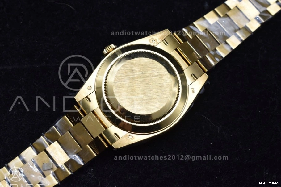Soft 1:1 Date Bracelet ARF Weight) Crystal On President (Gain 656 Best YG Day Edition Black Dial 228238 VR3255 40 0228